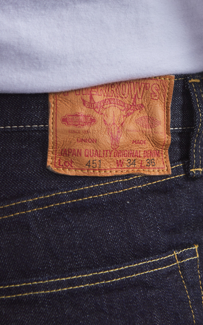 Pherrow’s 451SW Wide Straight Jeans Indigo