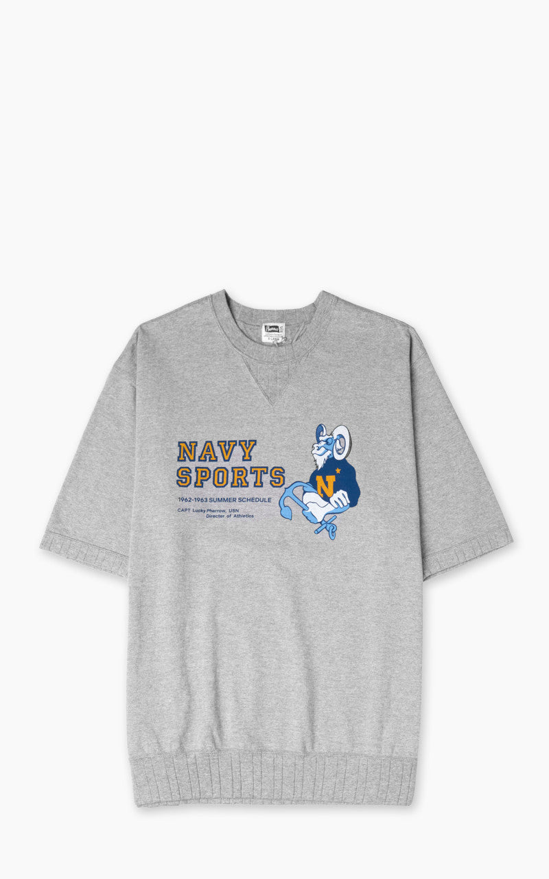 Pherrow’s 25S-PVGT2 T-Shirt Navy Sports Heather Grey