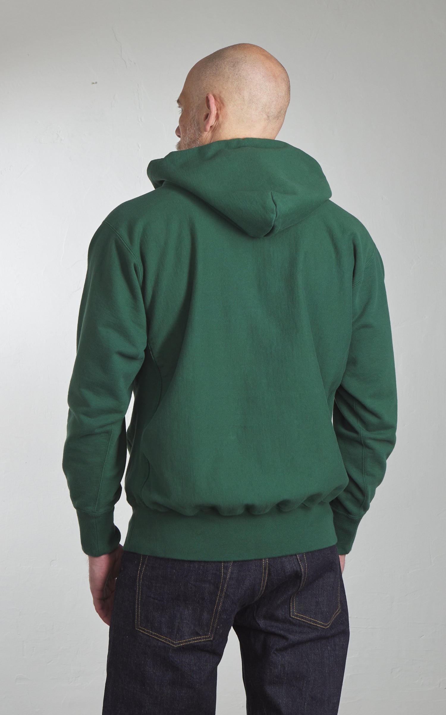 Pherrow's 25W-PRHP Heavyweight Pullover Hoodie Green