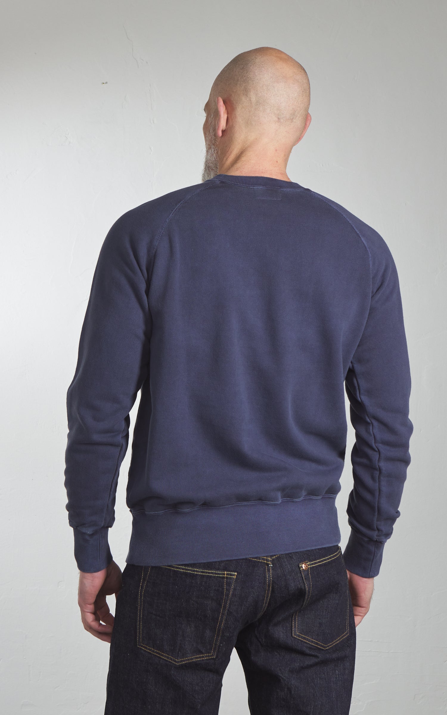 Pherrow's 25W-PRS-P Raglan Sweatshirt Faded Navy
