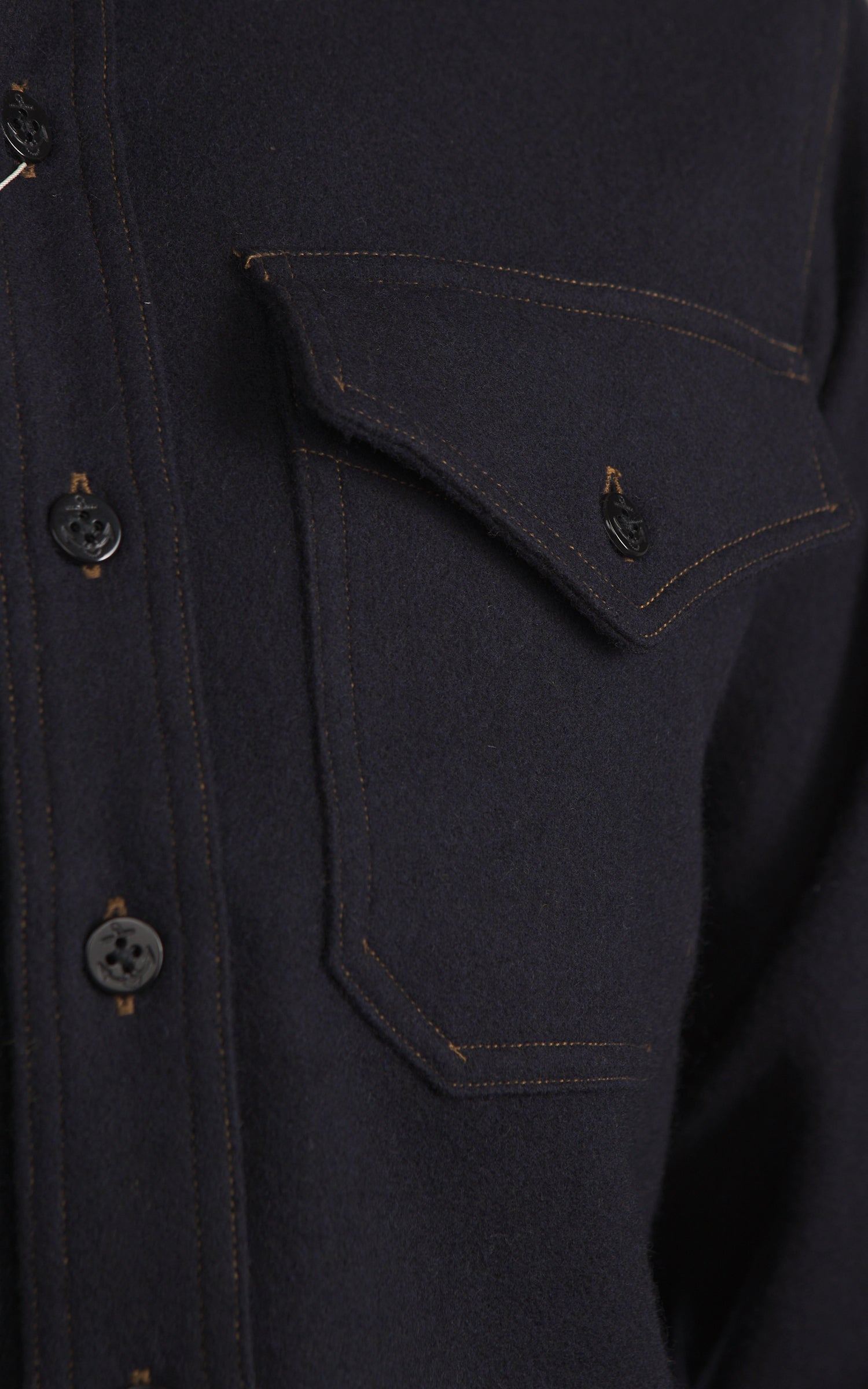 Pherrow's 25W-P.30CPO 1930s CPO Shirt Navy