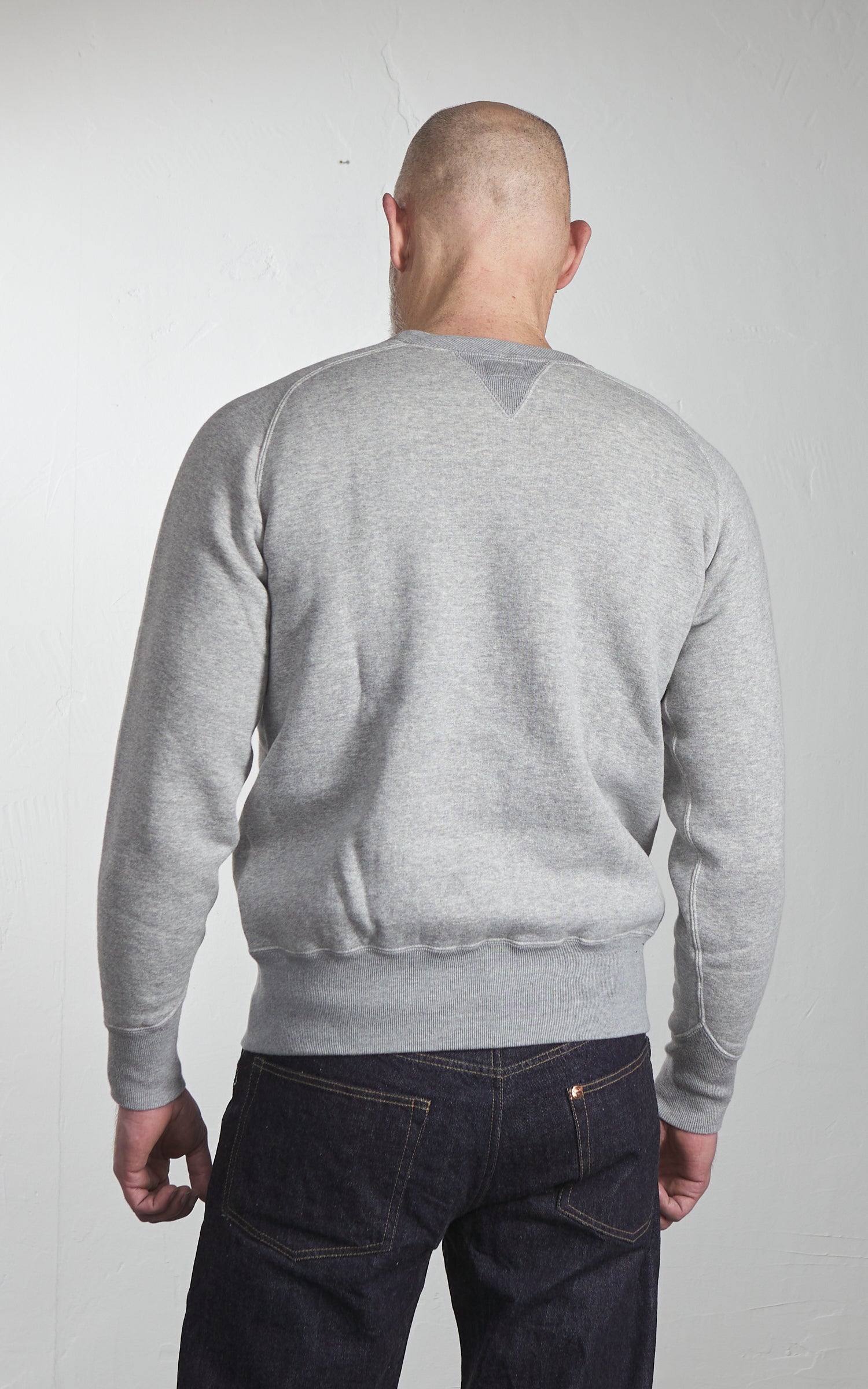 Pherrow's 25W-PVSF Heavyweight Crewneck Sweatshirt Heather Grey