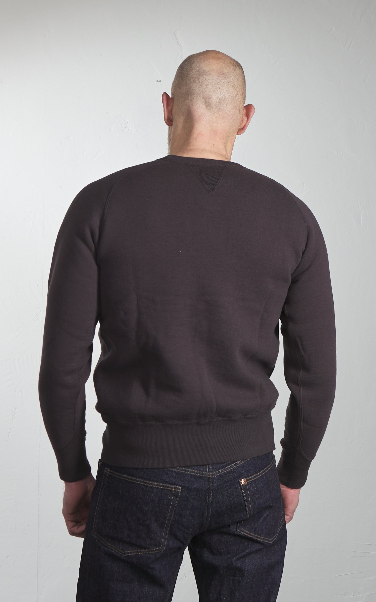 Pherrow's 25W-PVSF Heavyweight Crewneck Sweatshirt Shadow Black