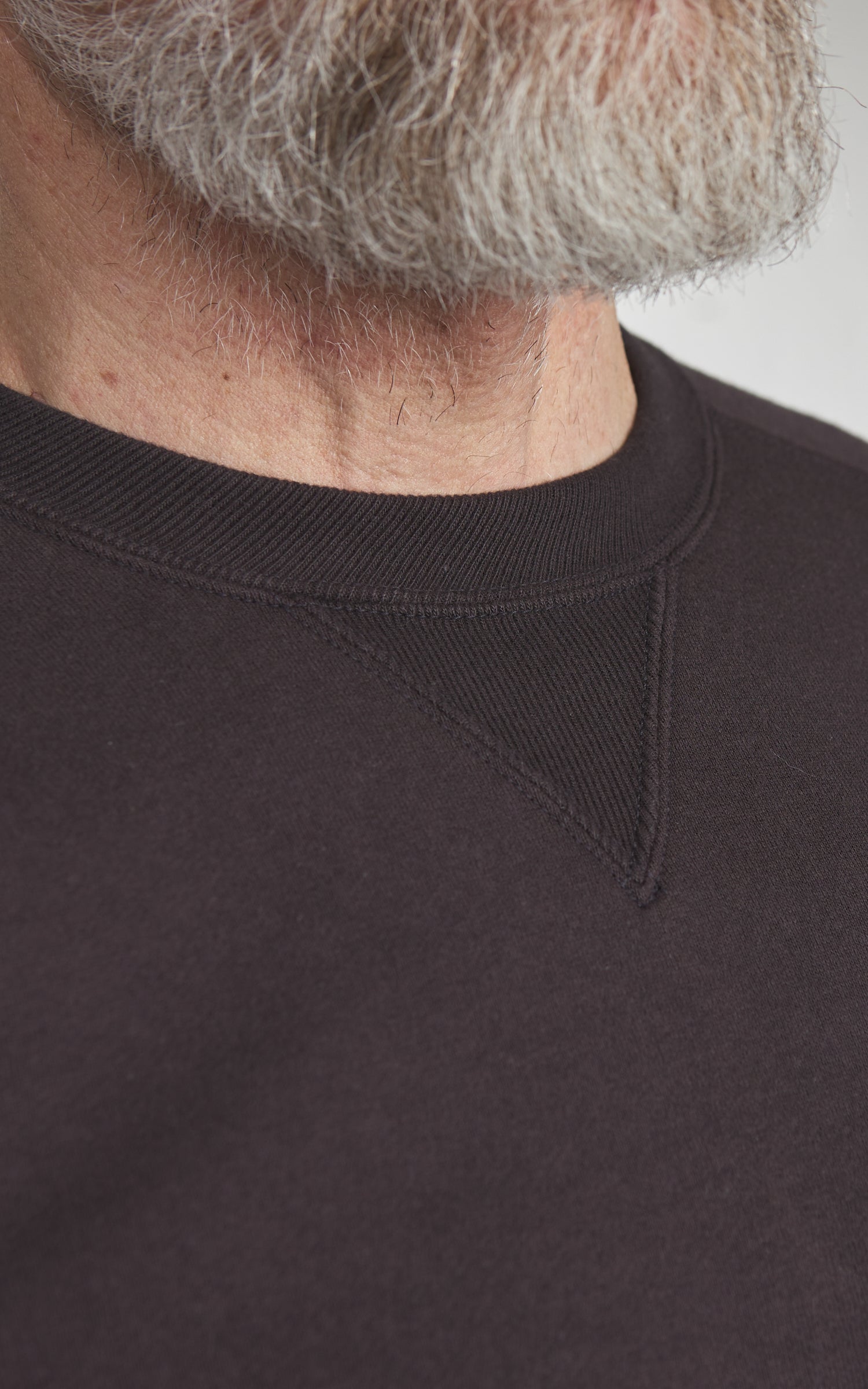 Pherrow's 25W-PVSF Heavyweight Crewneck Sweatshirt Shadow Black