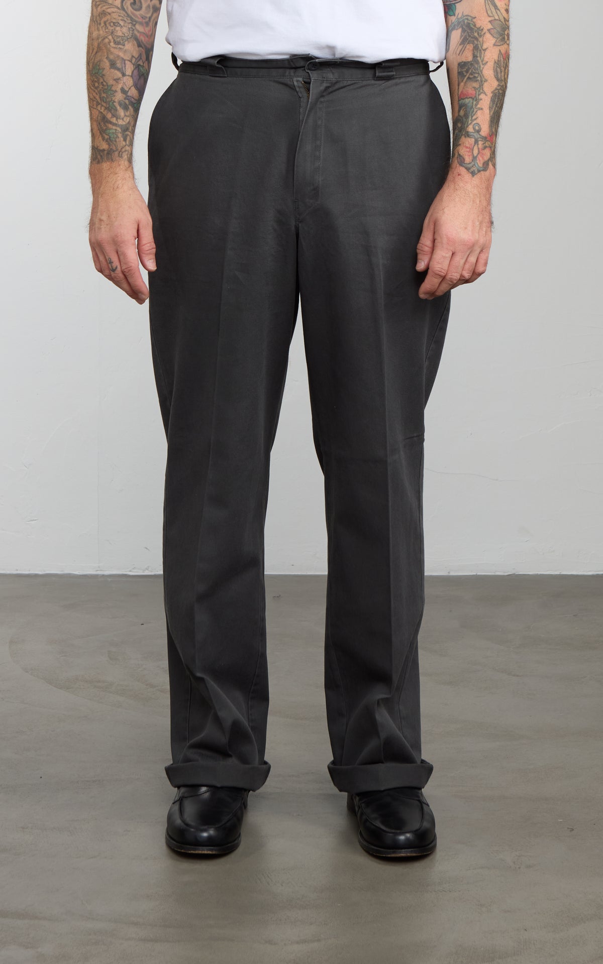 Pherrow's 26W-PDKP1 Pants Faded Black