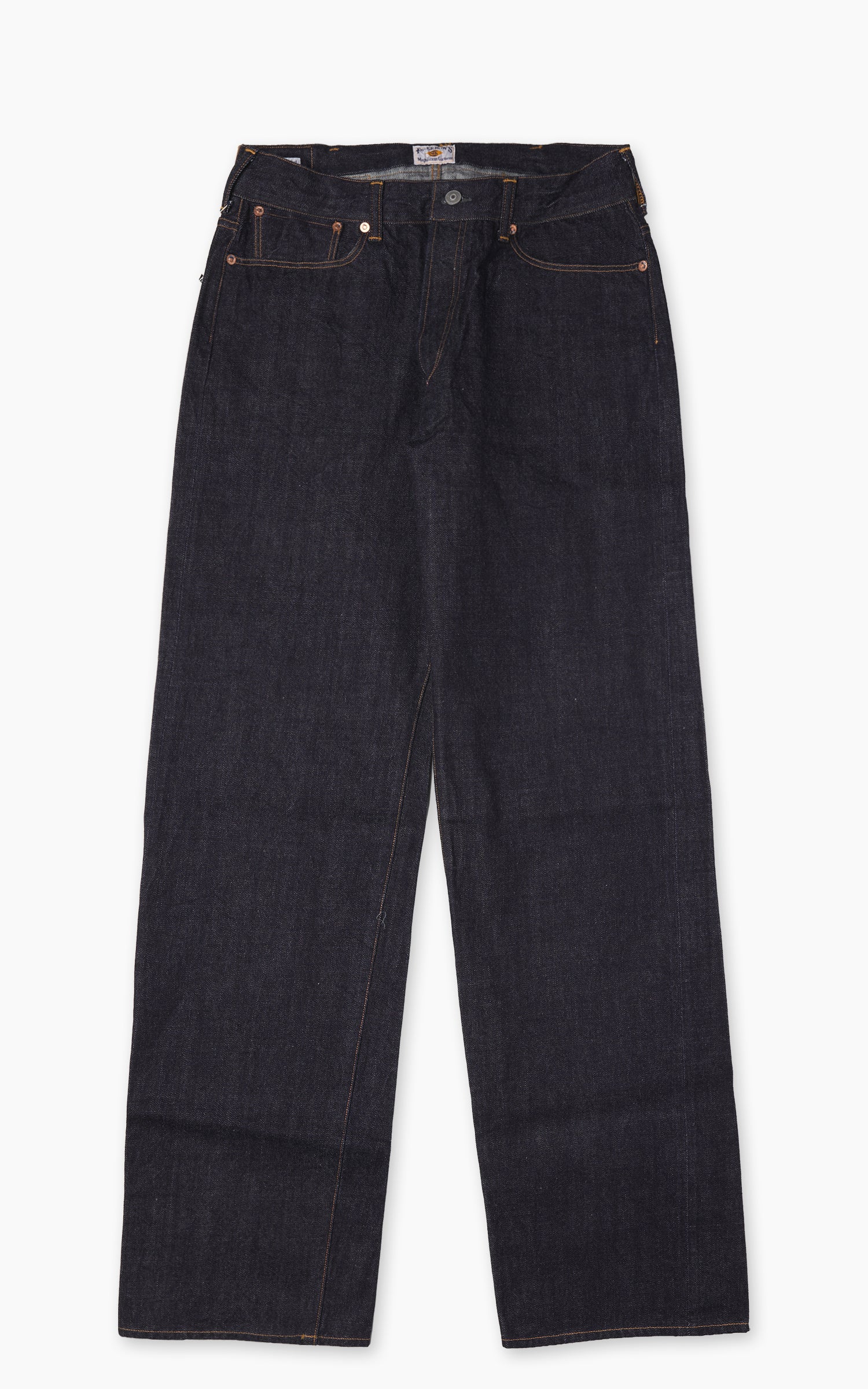 Pherrow's 500SW Wide Straight Selvedge Jeans Indigo 13.5oz