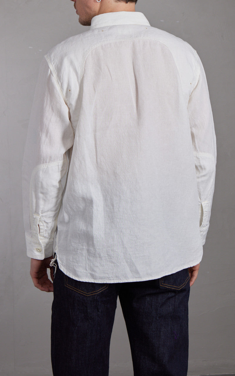 Pherrow’s 770WS Cotton Work Shirt White