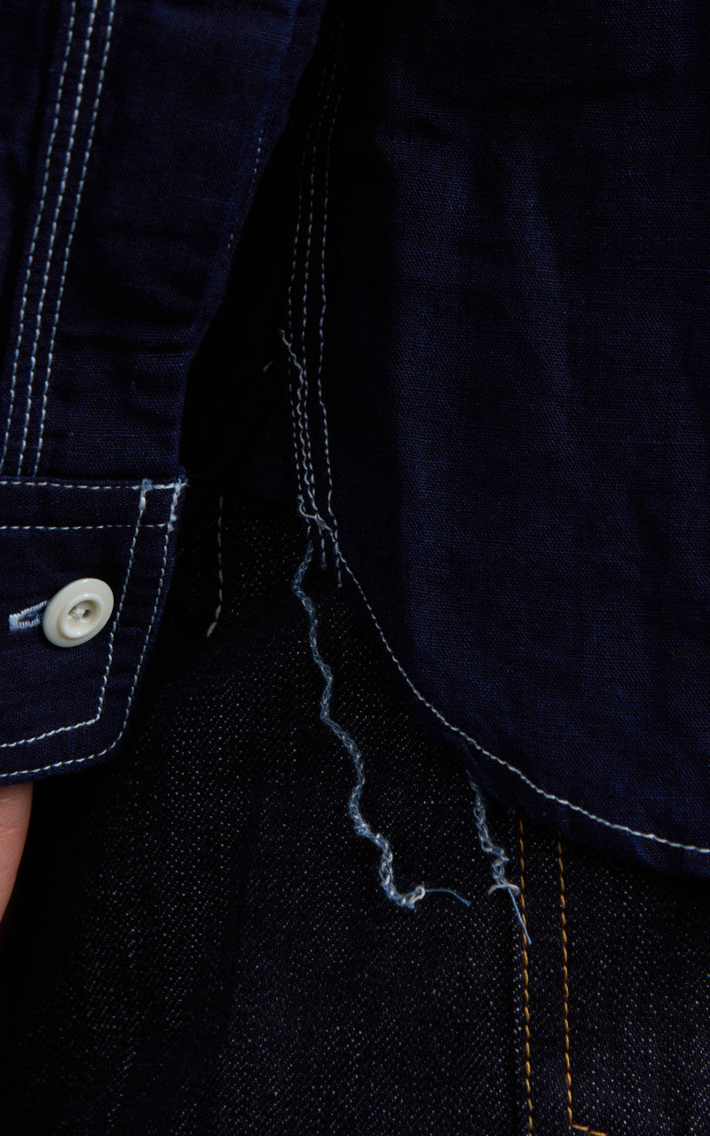 Pherrow’s 770WS Denim Work Shirt Indigo