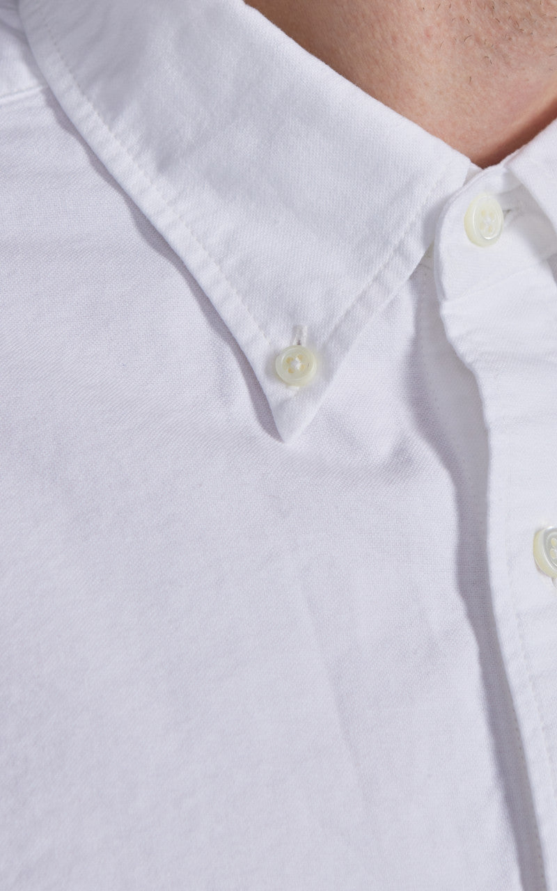 Pherrow’s PBD1 Button-Down Oxford Shirt White