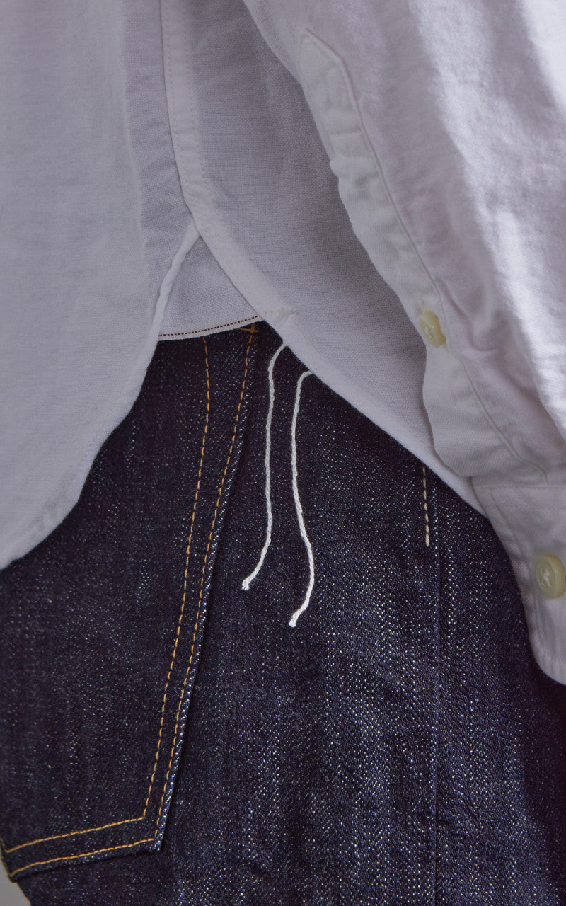 Pherrow’s PBD1 Button-Down Oxford Shirt White