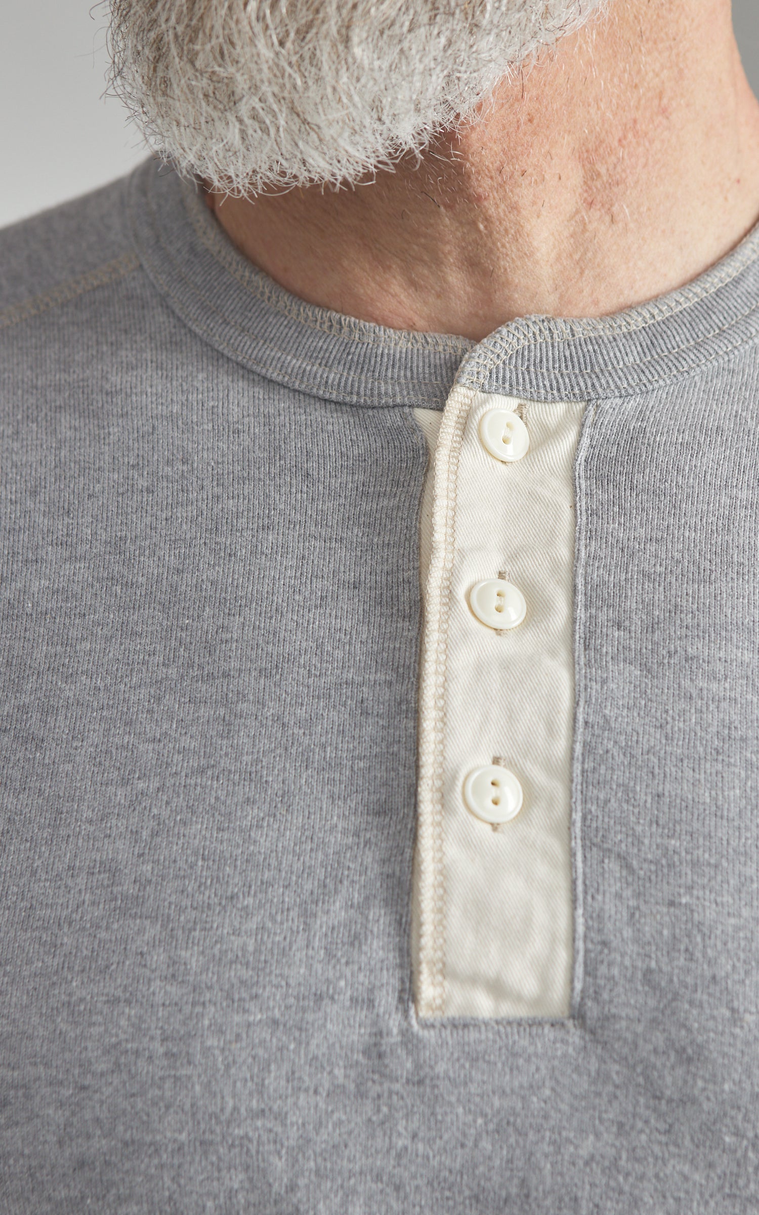 Pherrow's PCT2 Henley Longsleeve Ash Grey