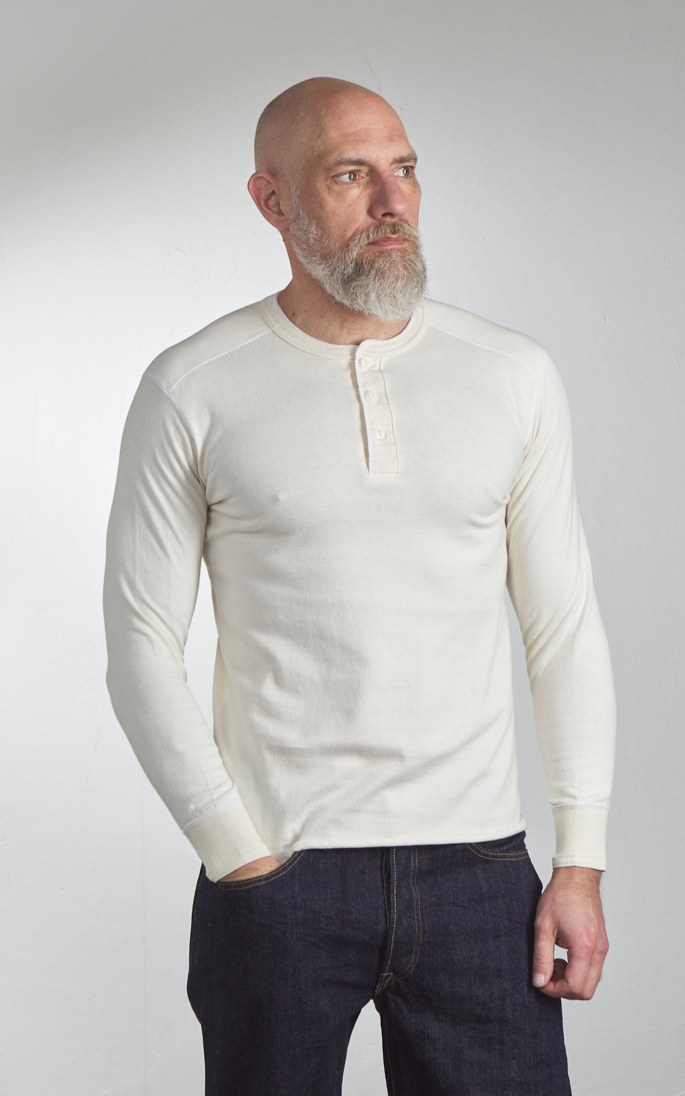 Pherrow's PCT2 Henley Longsleeve Oatmeal