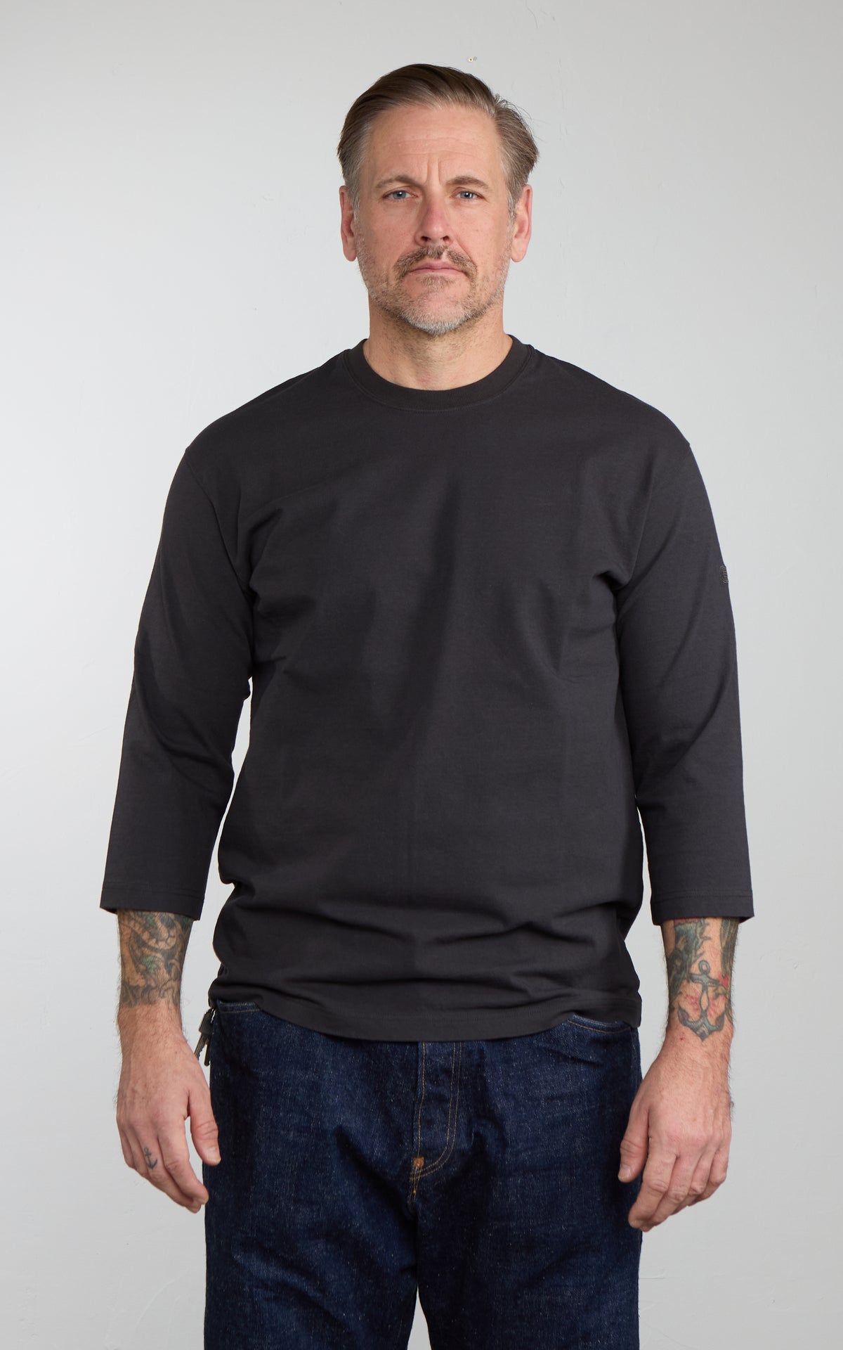 Pherrow's PTQS Three-Quarter Sleeve T-Shirt S. Black