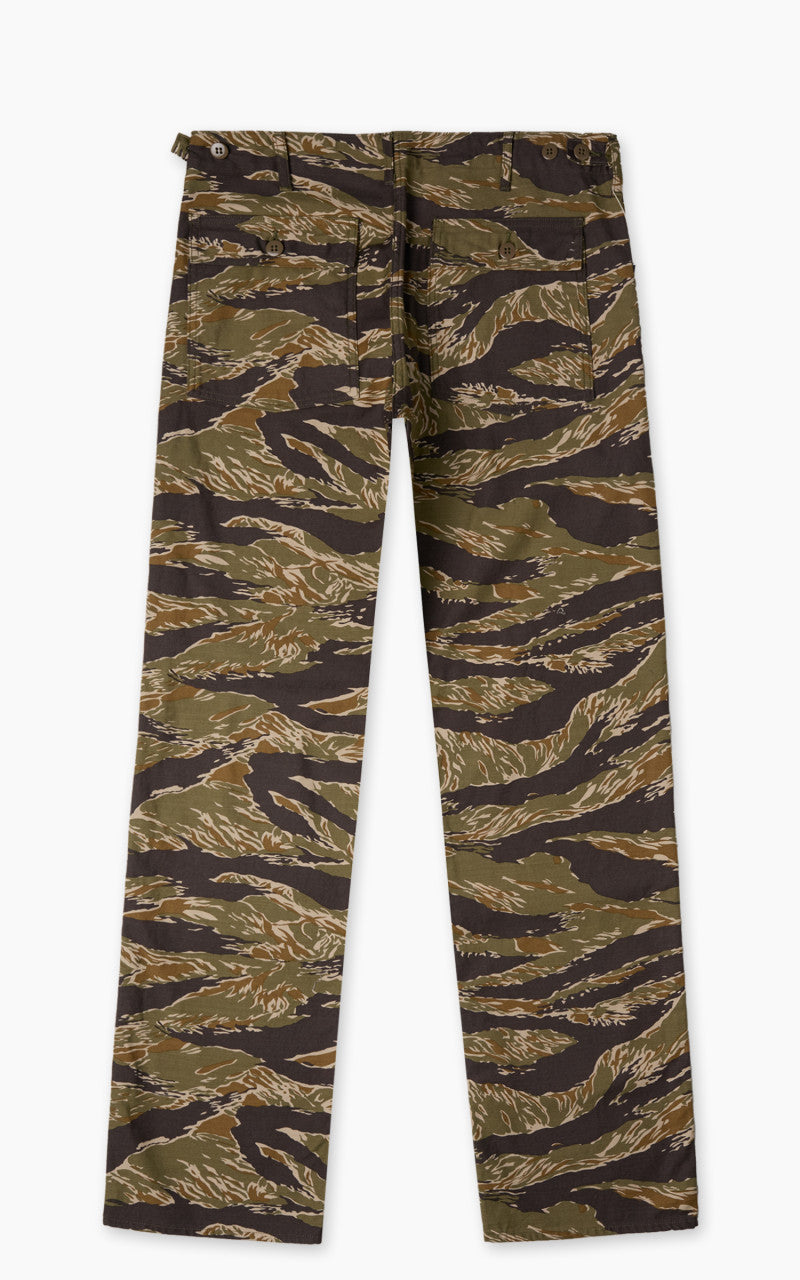 Pherrow’s PUP1 Baker Pants Back Satin Tiger Stripe