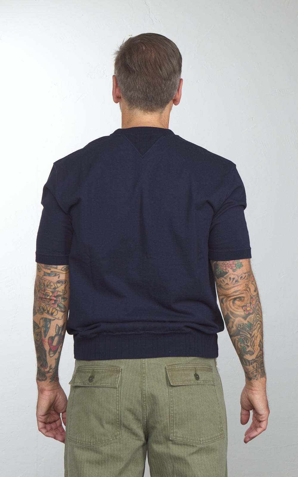 Pherrow's PVGT Plain Sweat T-Shirt Marine