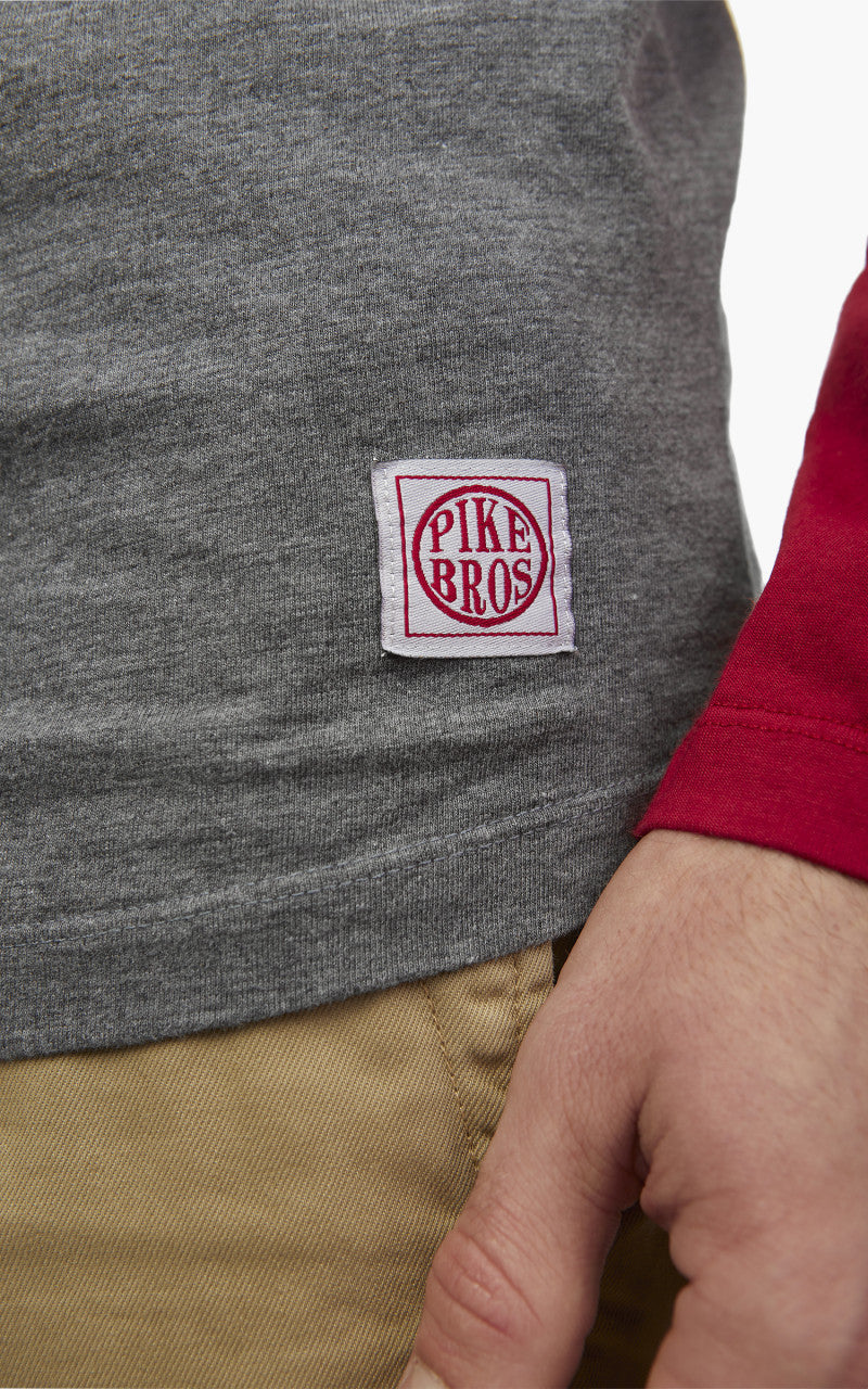 Pike Brothers 1968 Baseball Shirt Mugo Red