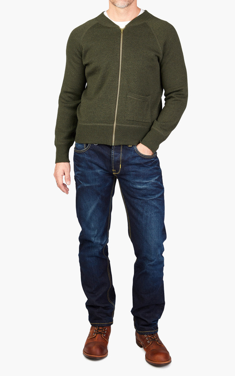 Pike Brothers 1943 C2 Sweater Olive Drab