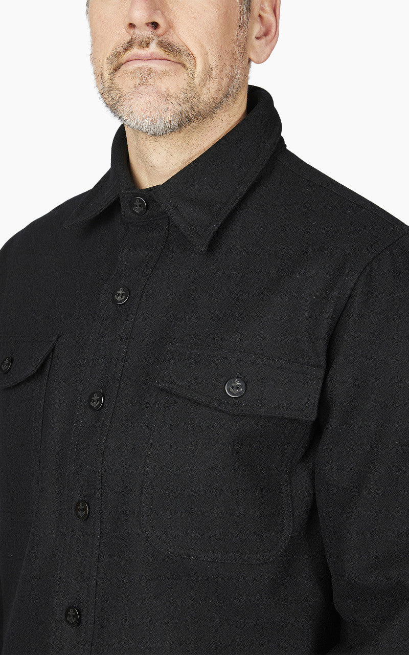 Pike Brothers 1943 CPO Shirt Wool Black