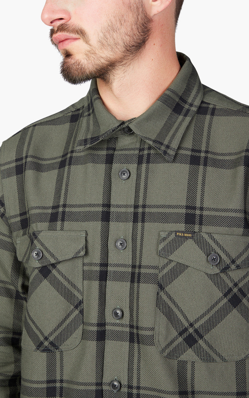 Pike Brothers 1943 CPO Shirt Kena Green