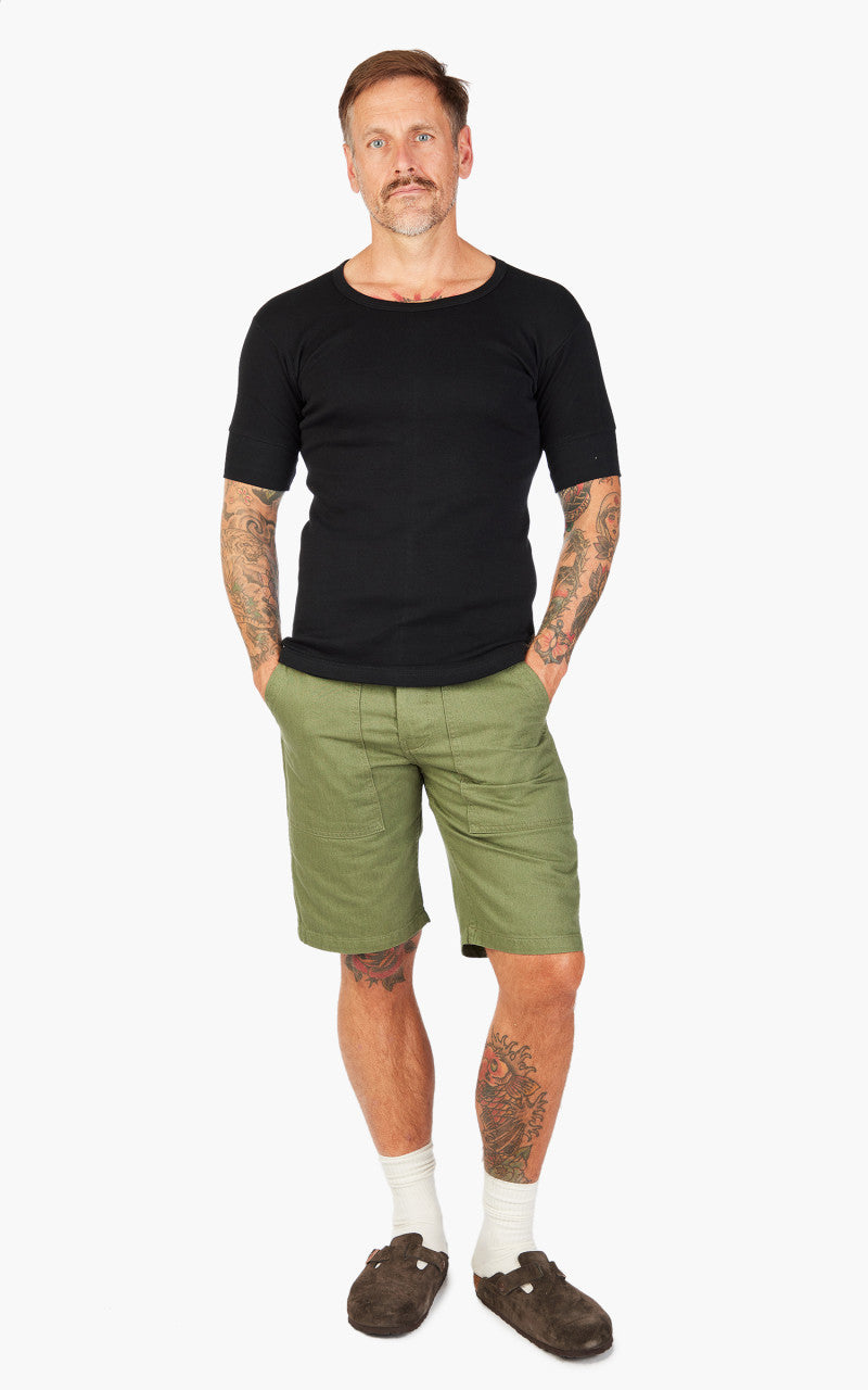 Pike Brothers 1962 Round Neck Tee 2-Pack Black