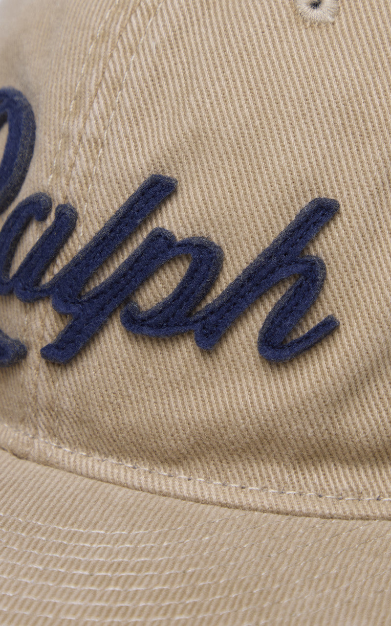 Polo Ralph Lauren Appliquéd Twill Ball Cap Cafe Tan