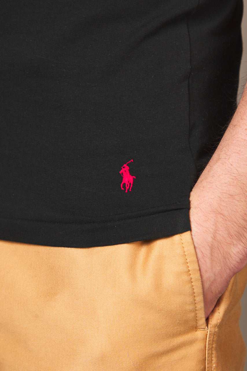 Polo Ralph Lauren Classic Crewneck Undershirt 2-Pack Black