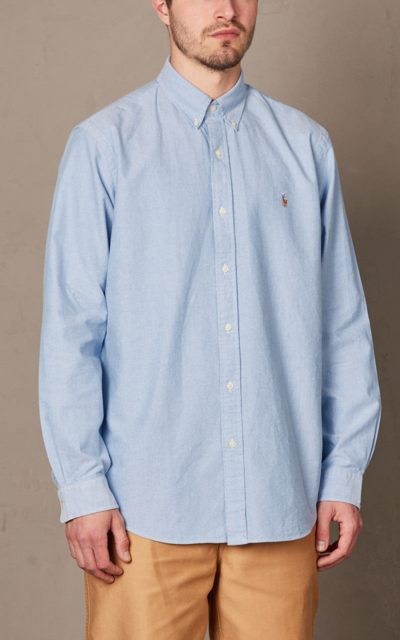 Polo Ralph Lauren Custom Fit Oxford Shirt Blue