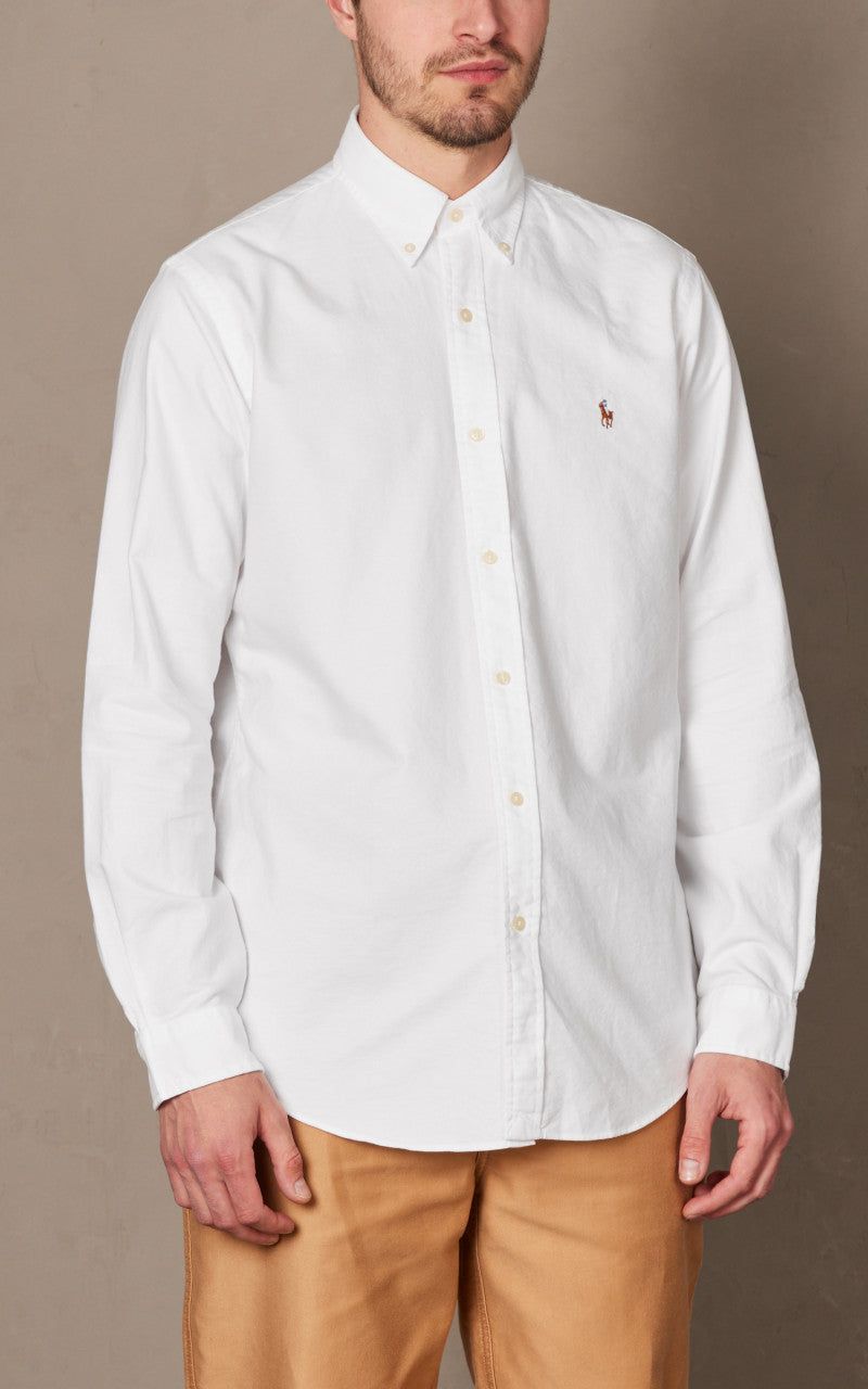 Polo Ralph Lauren Custom Fit Oxford Shirt White