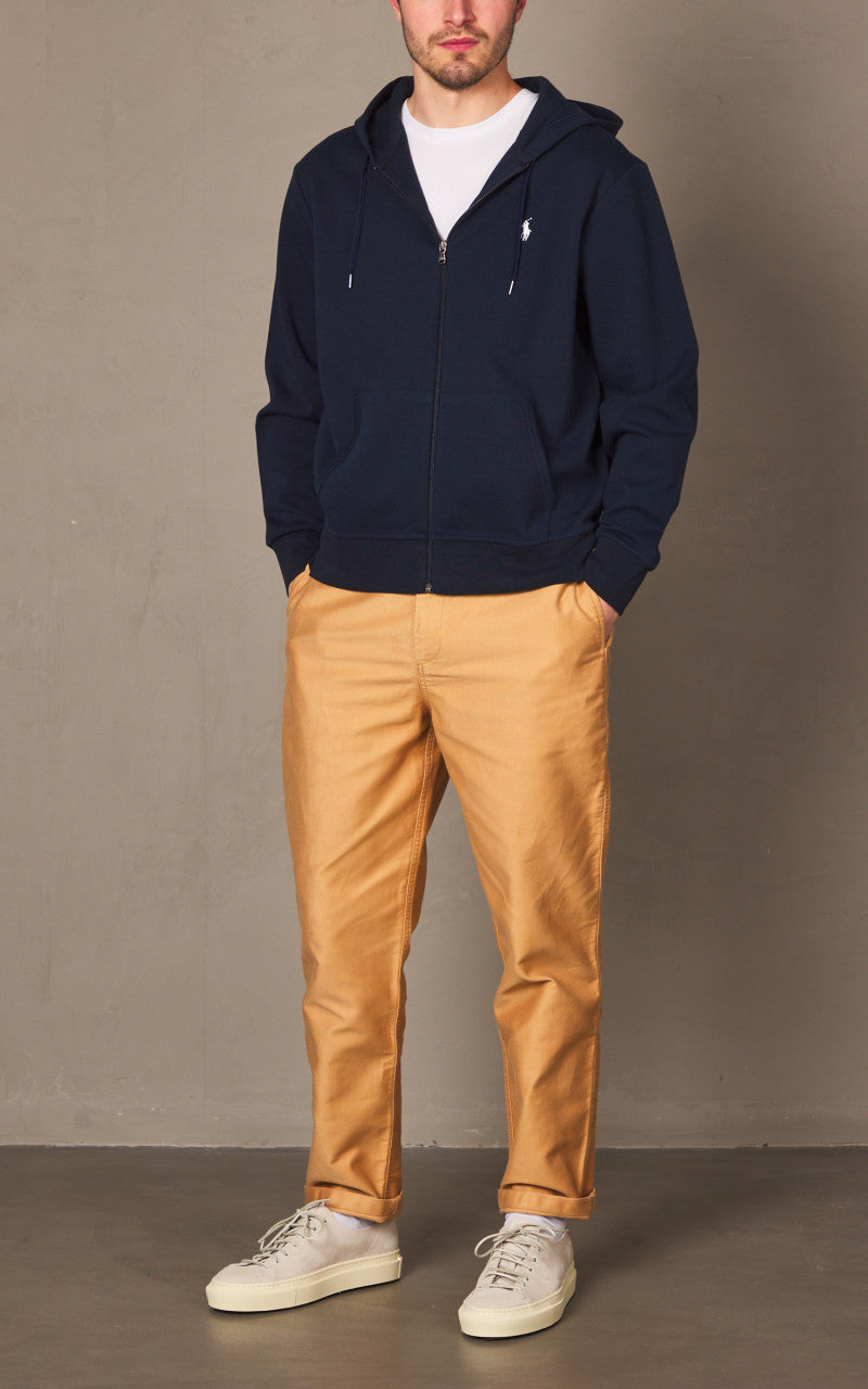 Polo Ralph Lauren Double-Knit Full-Zip Hoodie Navy