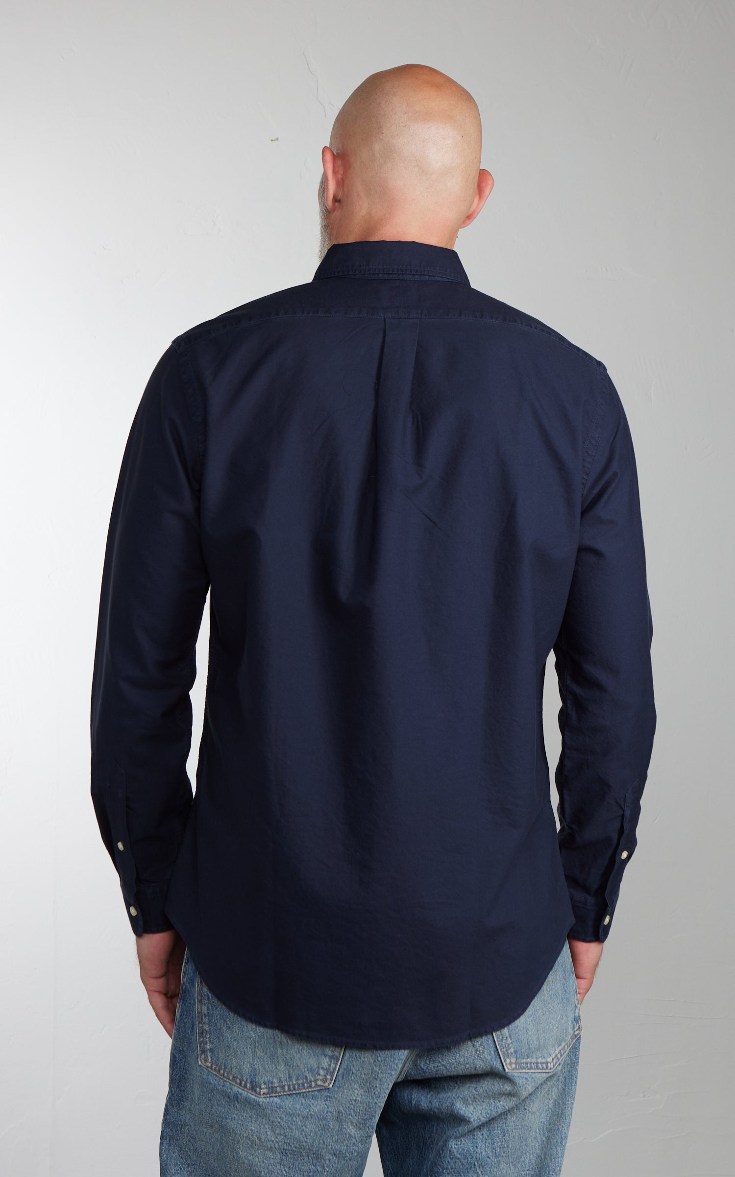 Polo Ralph Lauren Custom Fit Garment-Dyed Oxford Shirt Navy