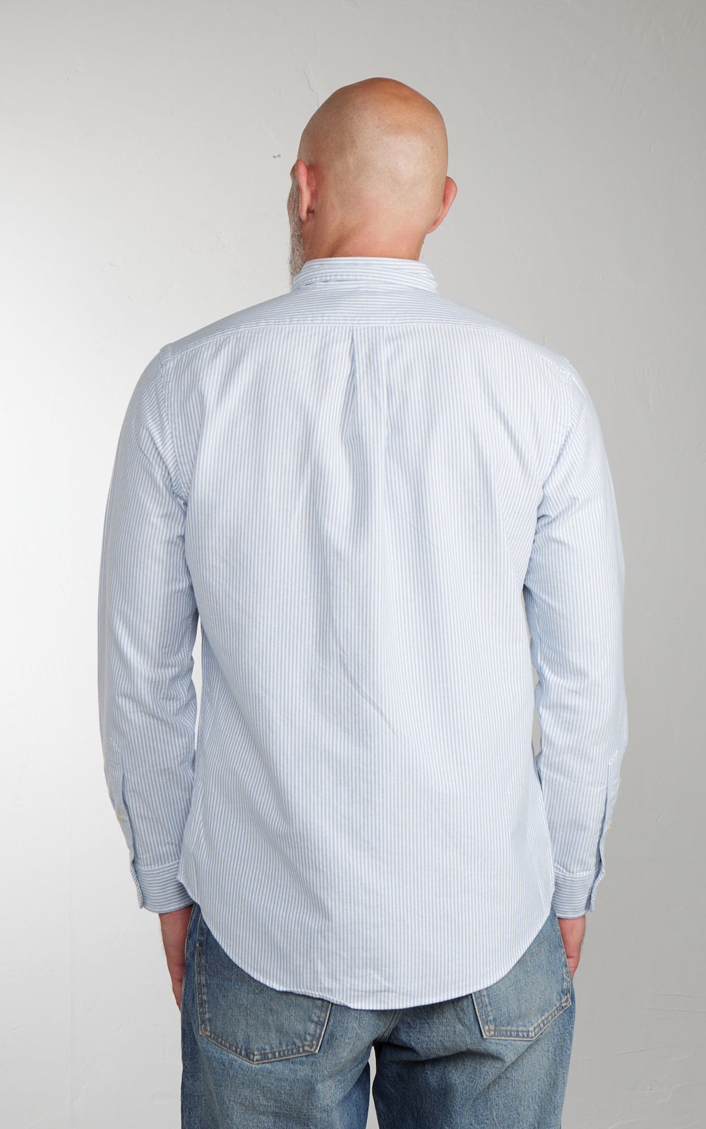 Polo Ralph Lauren Custom Fit Oxford Shirt Striped Blue/White