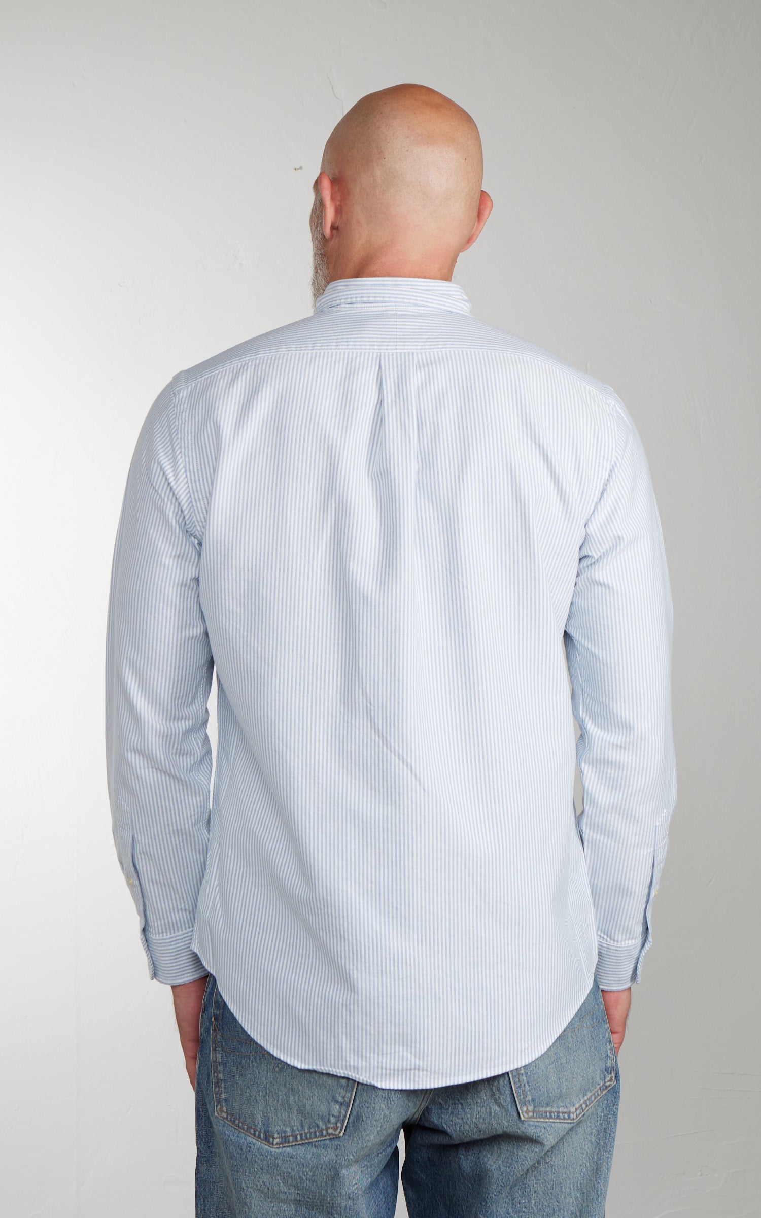 Polo Ralph Lauren Custom Fit Oxford Shirt Striped Blue/White