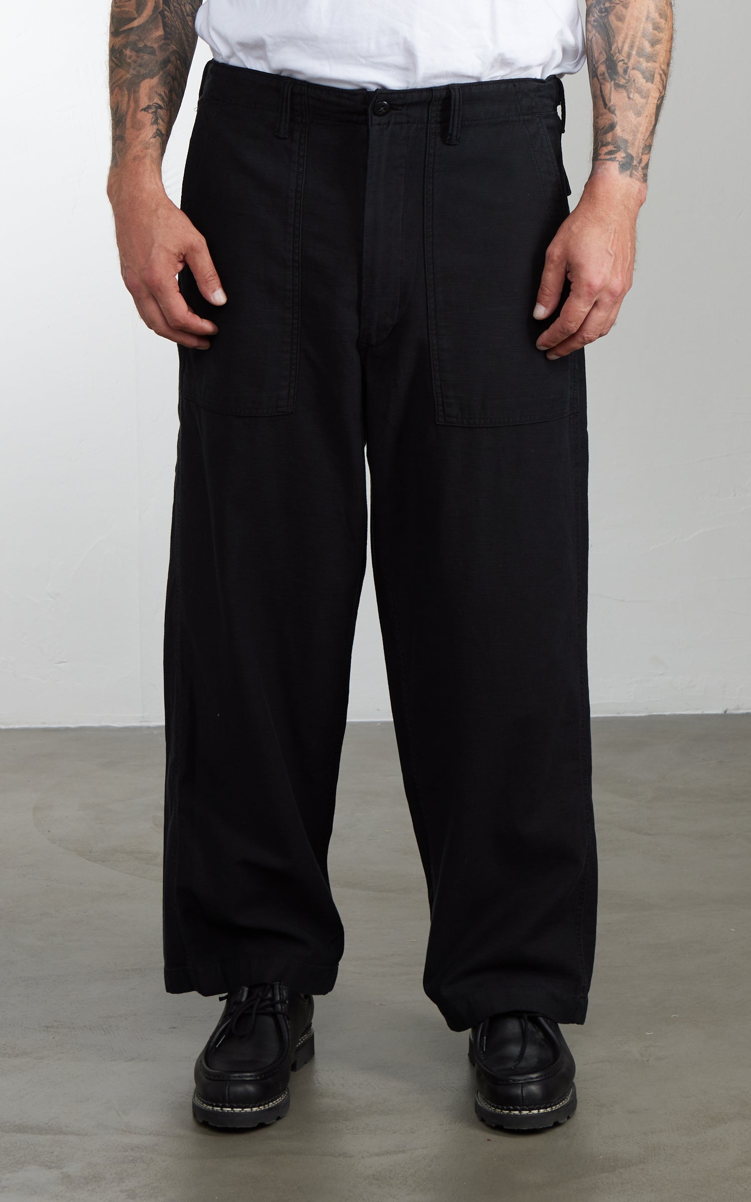 Polo Ralph Lauren Relaxed Fit Reverse Sateen Utility Pant Black