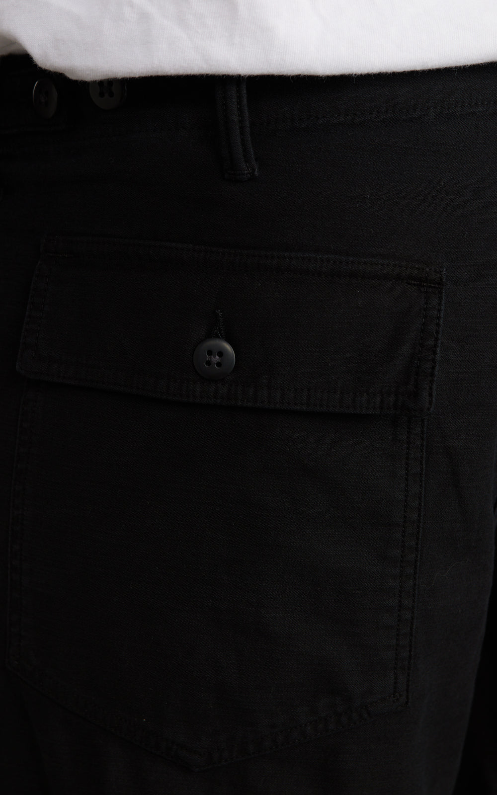 Polo Ralph Lauren Relaxed Fit Reverse Sateen Utility Pant Black