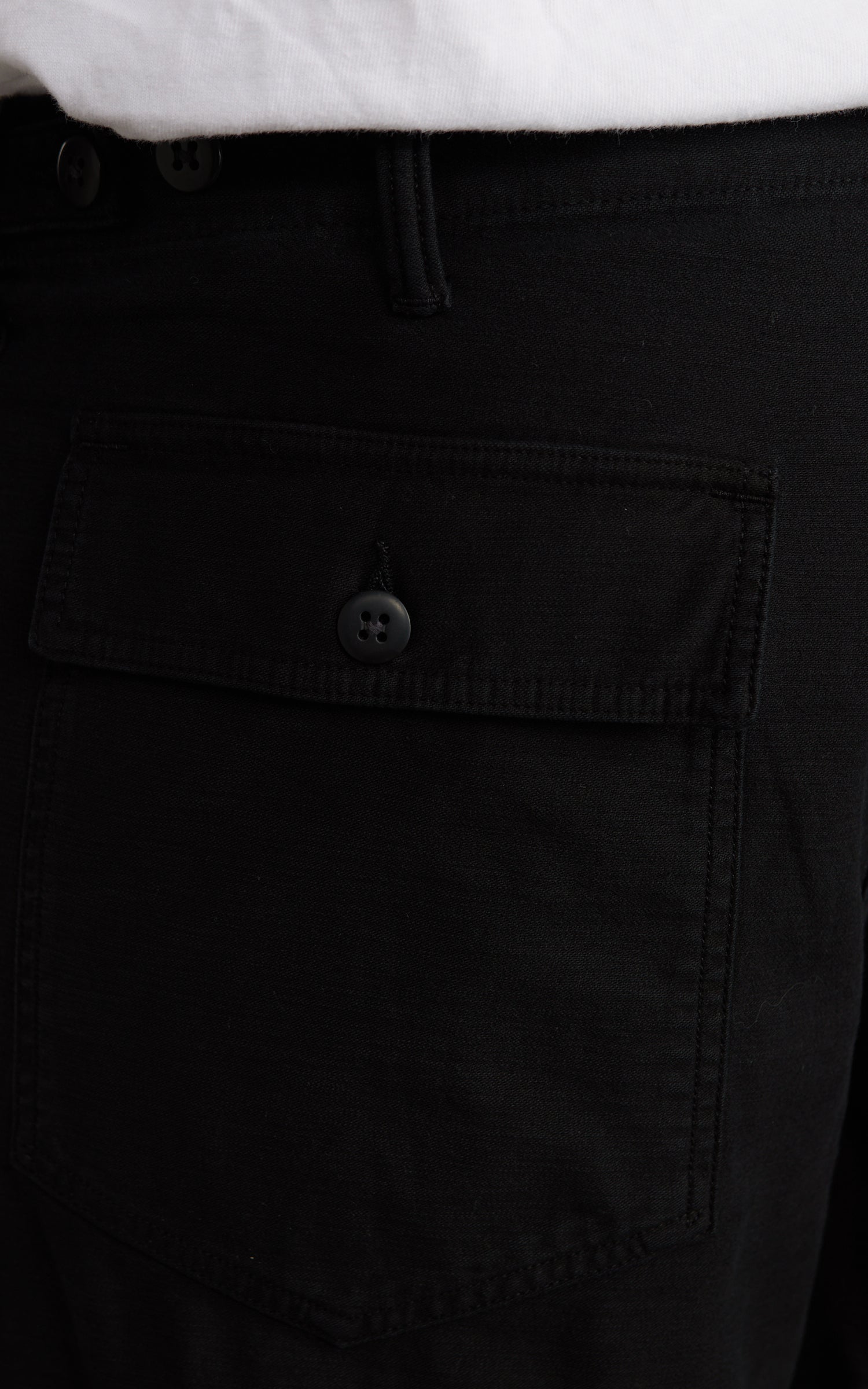 Polo Ralph Lauren Relaxed Fit Reverse Sateen Utility Pant Black