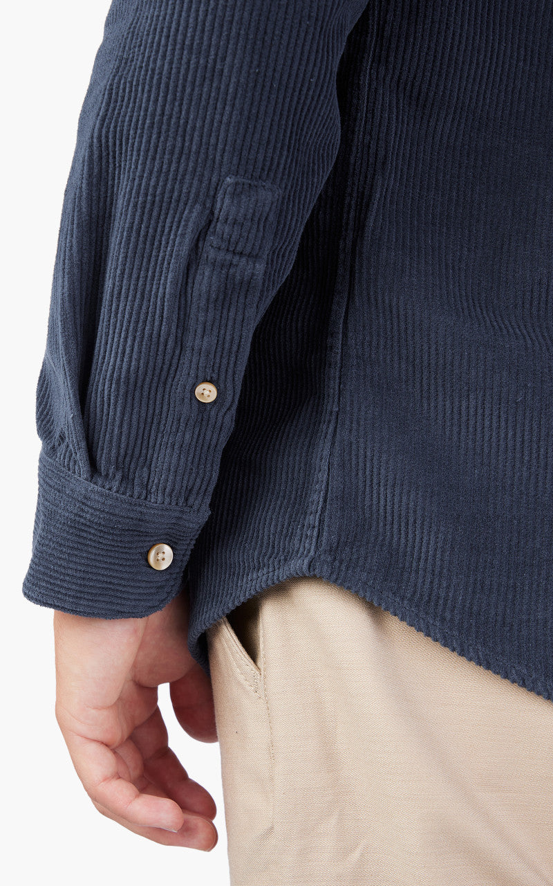 Portuguese Flannel Lobo Shirt Navy