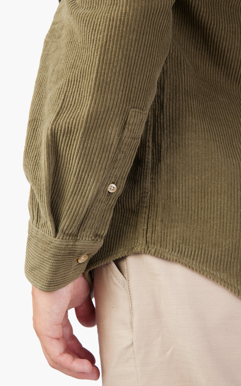 Portuguese Flannel Lobo Shirt Olive