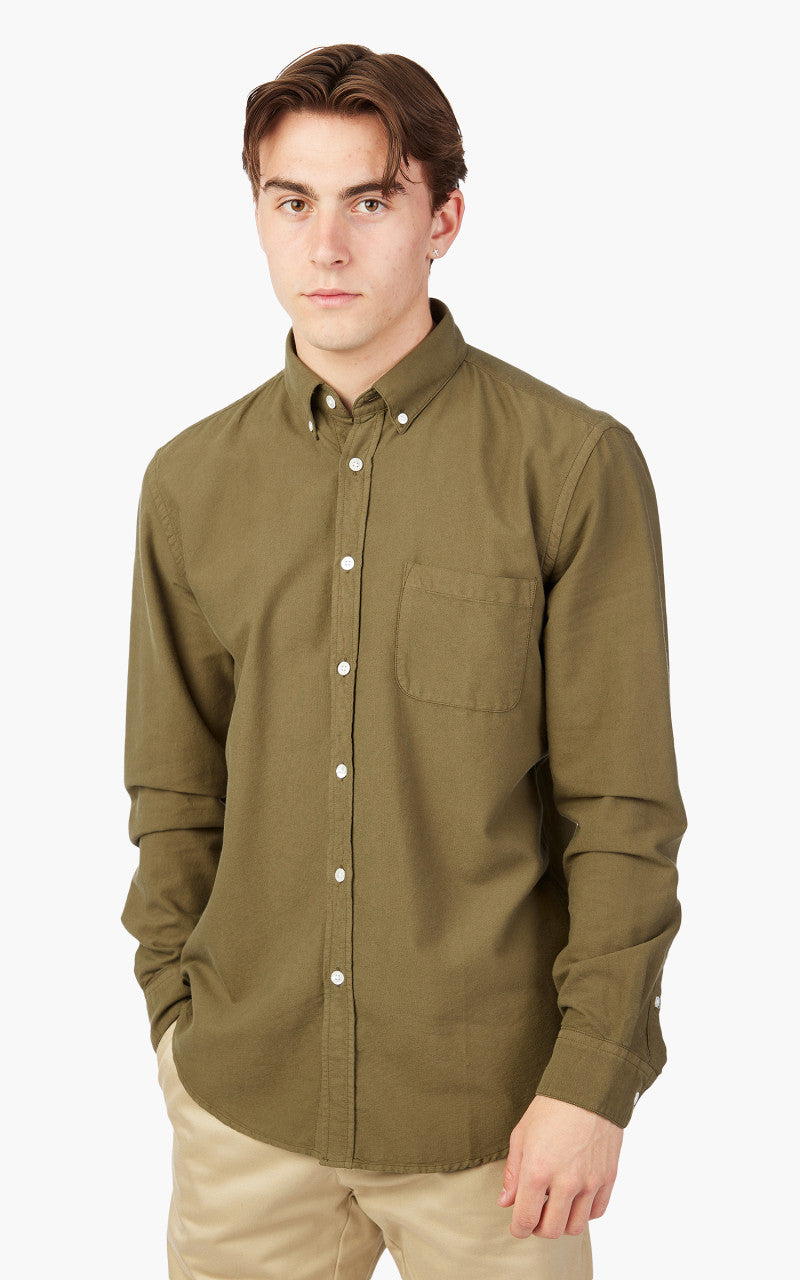 Portuguese Flannel Belavista Shirt Olive