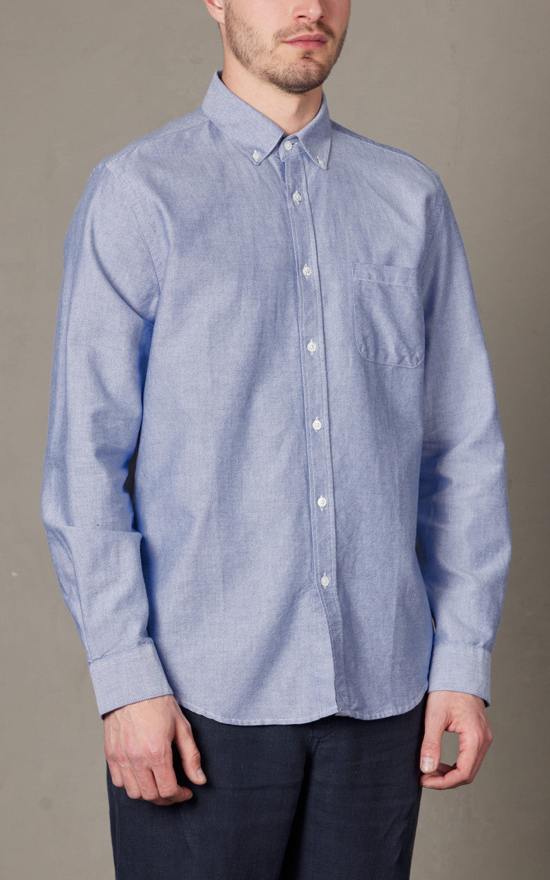 Portuguese Flannel Belavista Shirt Blue