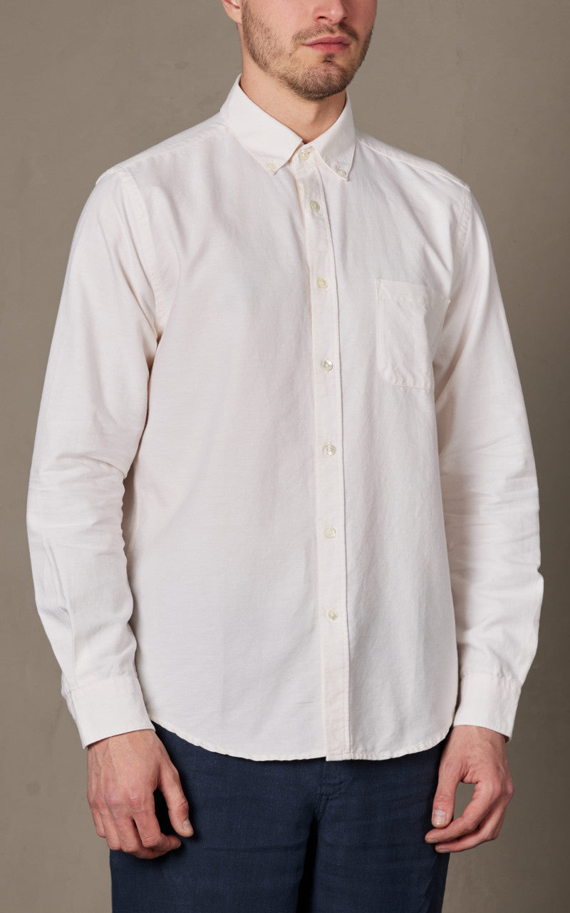 Portuguese Flannel Belavista Shirt Off White