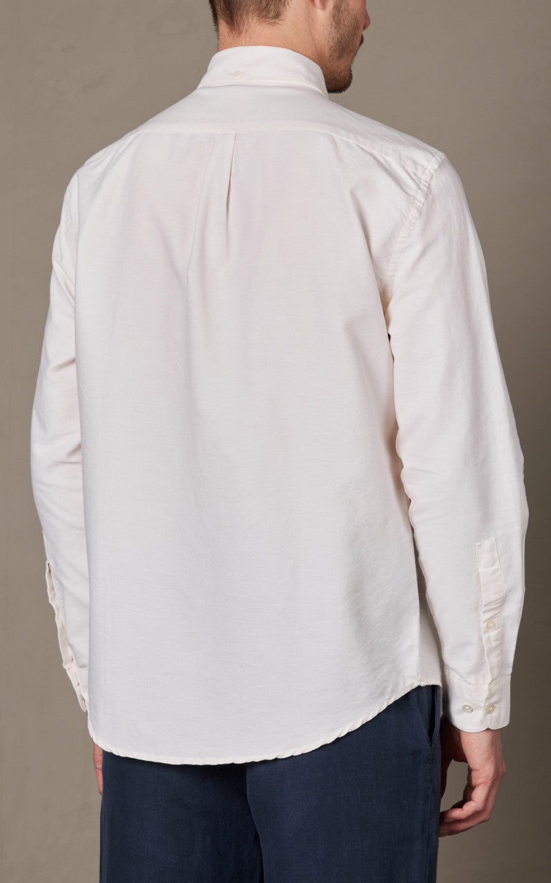 Portuguese Flannel Belavista Shirt Off White