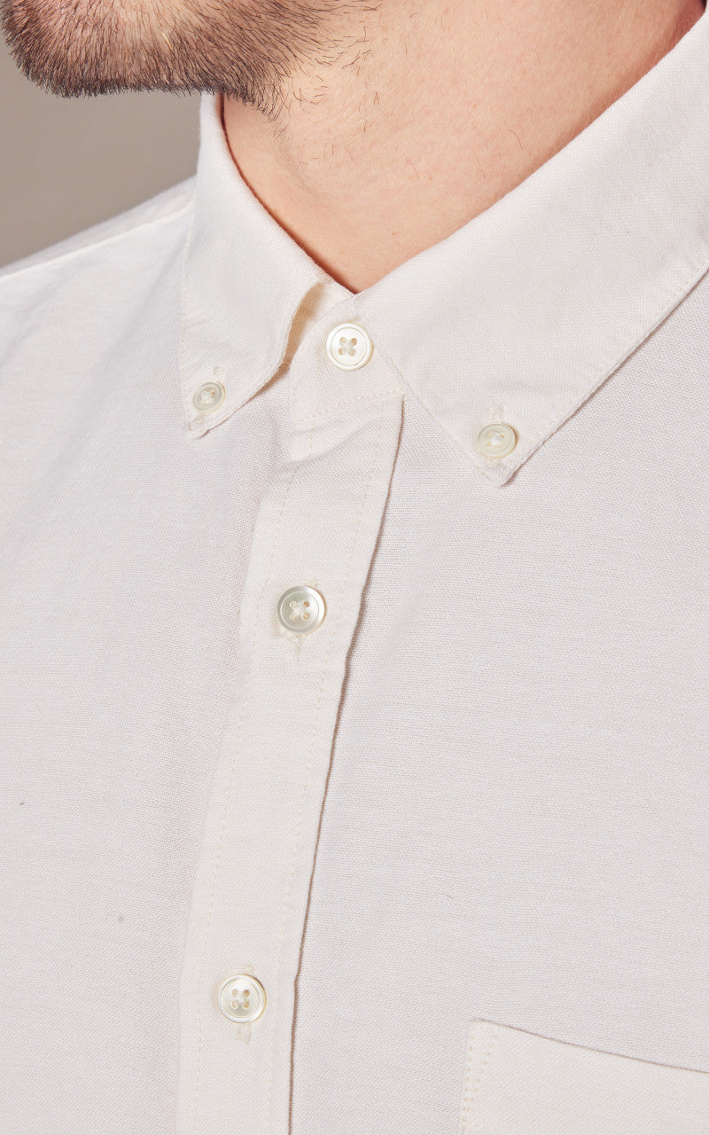 Portuguese Flannel Belavista Shirt Off White