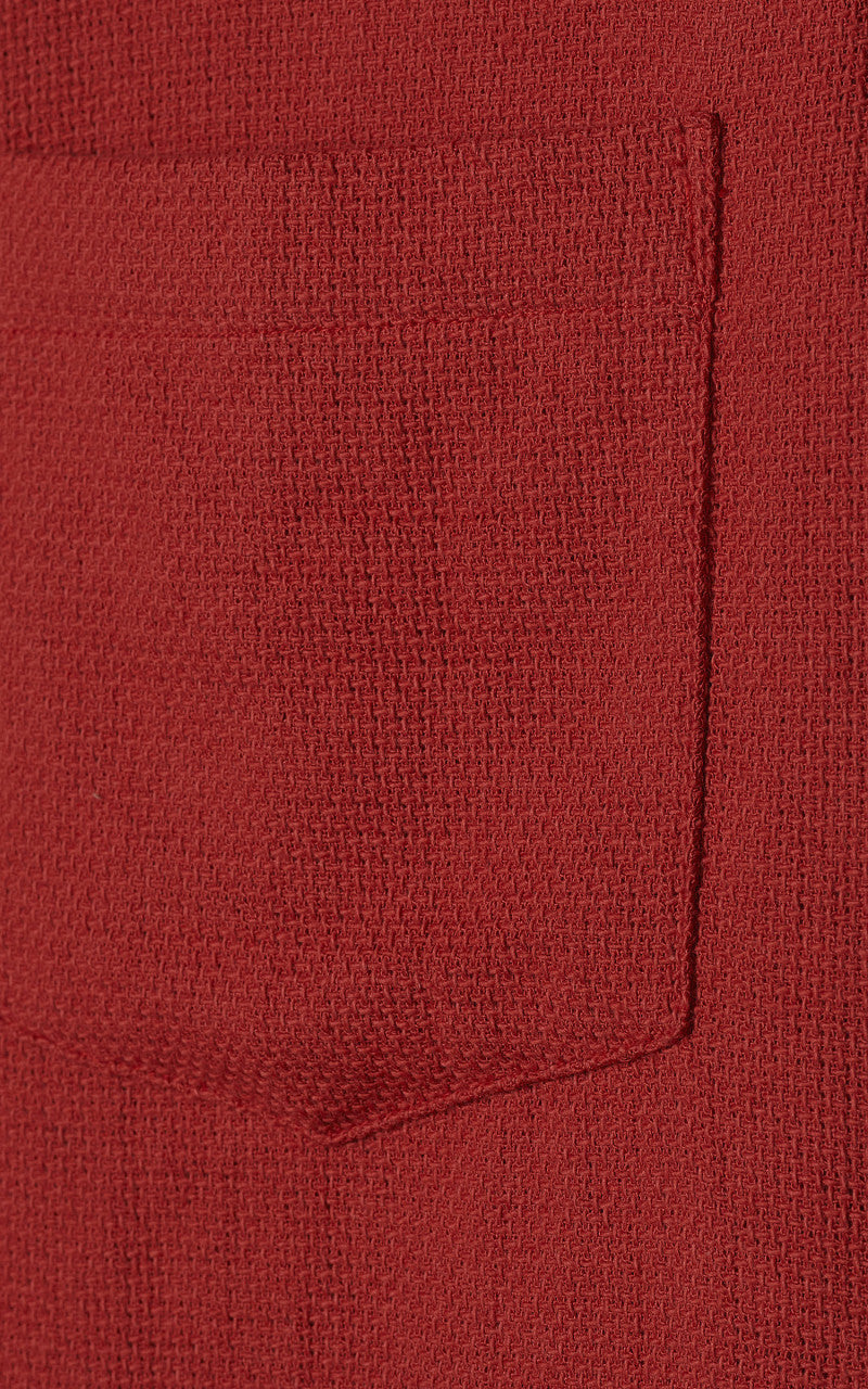 Portuguese Flannel Pique Camp Collar Shirt Clay