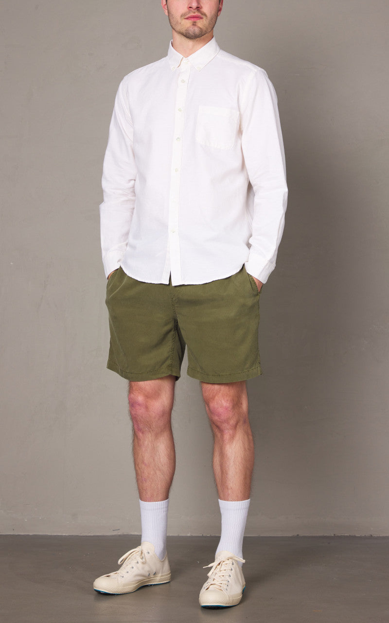 Portuguese Flannel Dogtown Shorts Olive