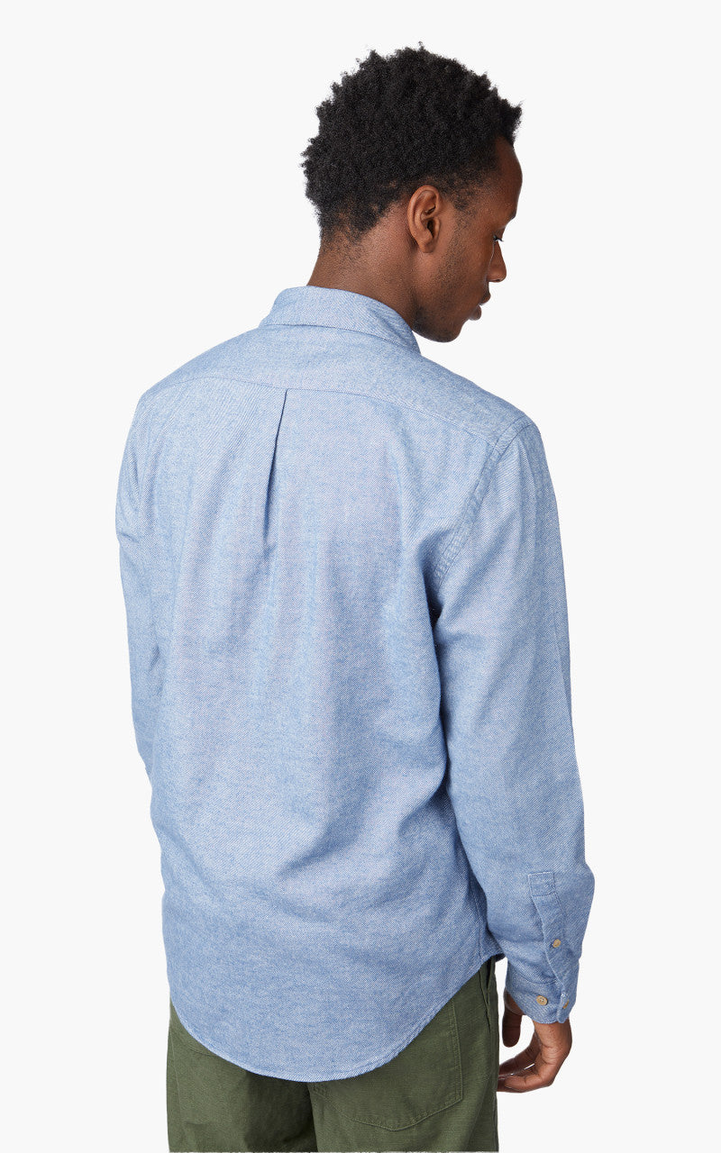 Portuguese Flannel Teca Shirt Light Blue