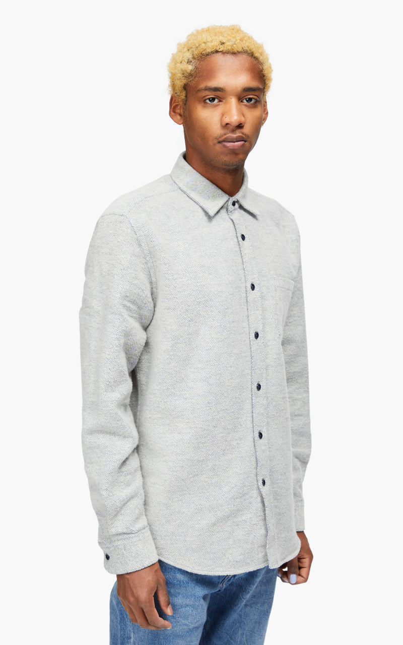 Portuguese Flannel Off Rail Shirt White