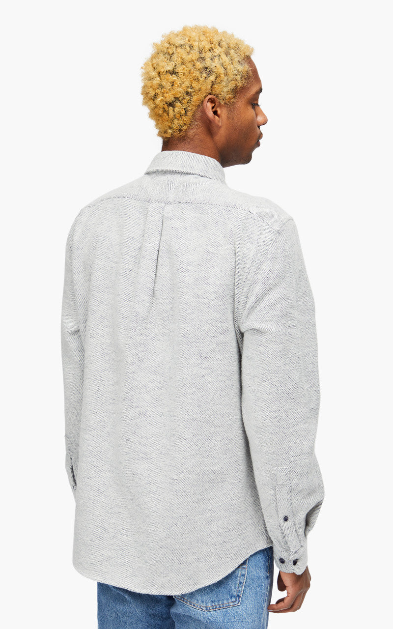 Portuguese Flannel Off Rail Shirt White