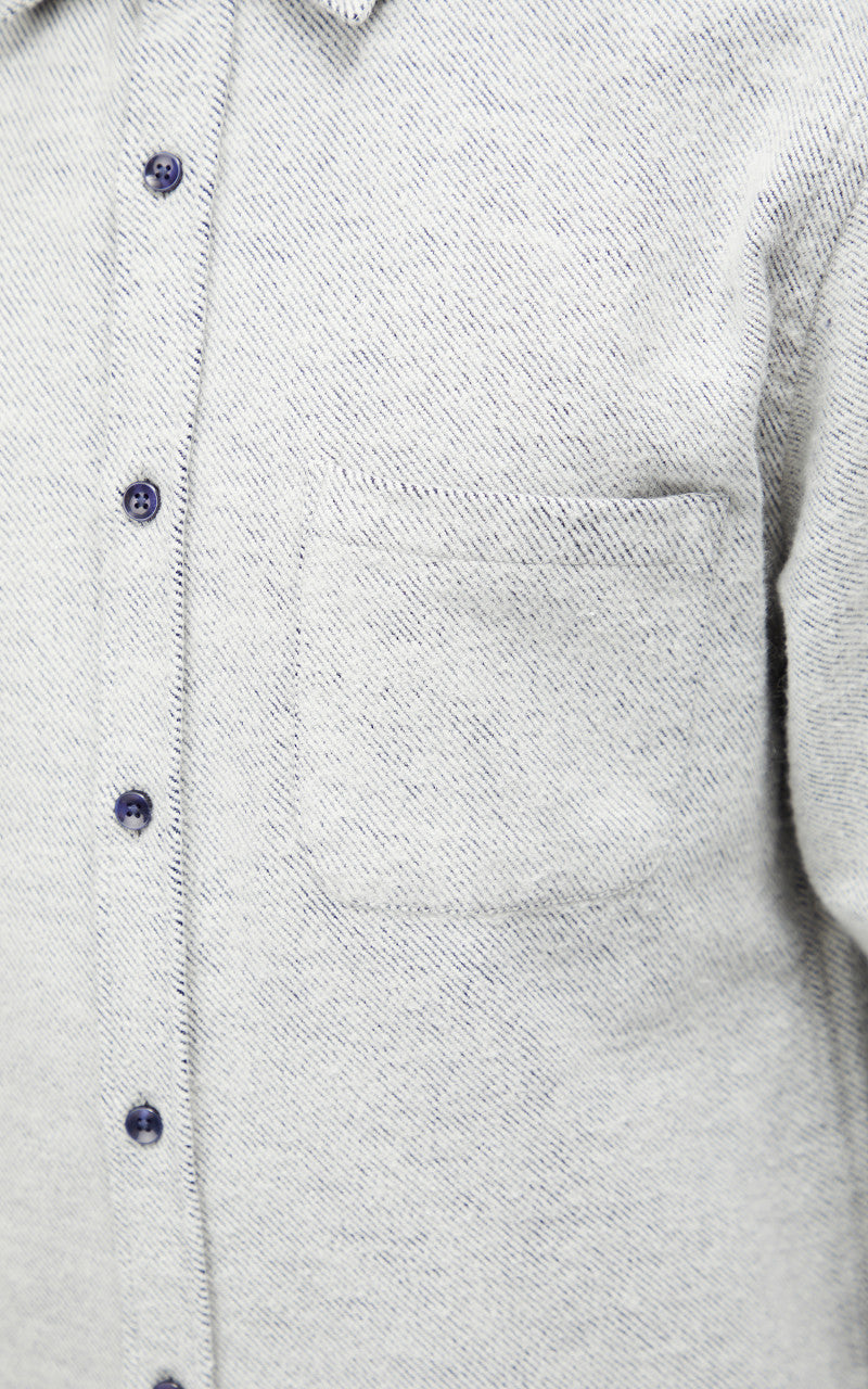 Portuguese Flannel Off Rail Shirt White