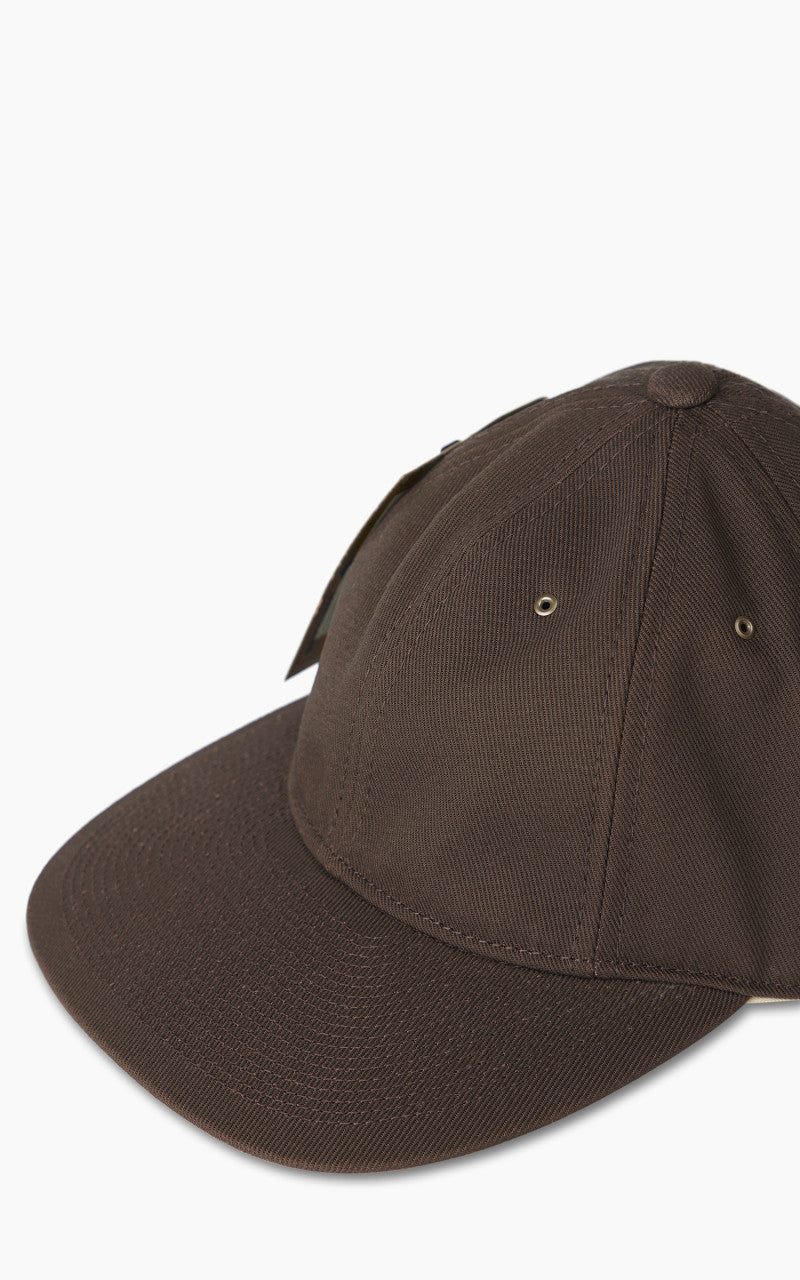 Poten Twist Yarn Baseball Cap Brown