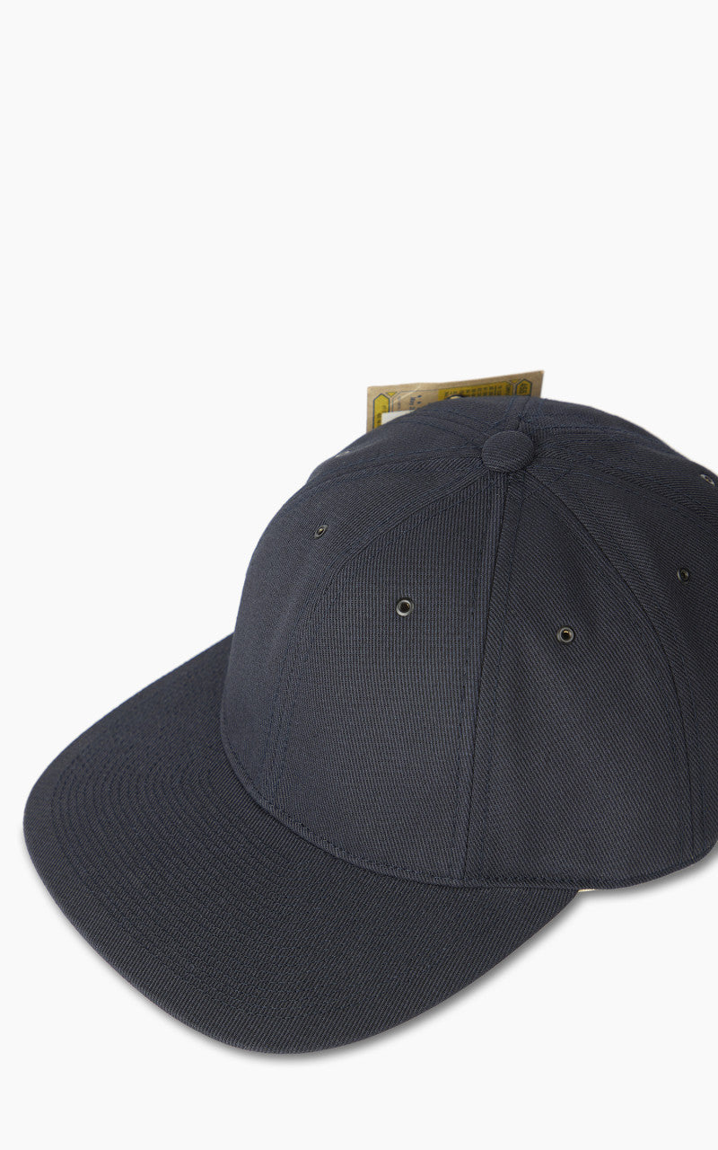 Poten Twist Yarn Baseball Cap Navy